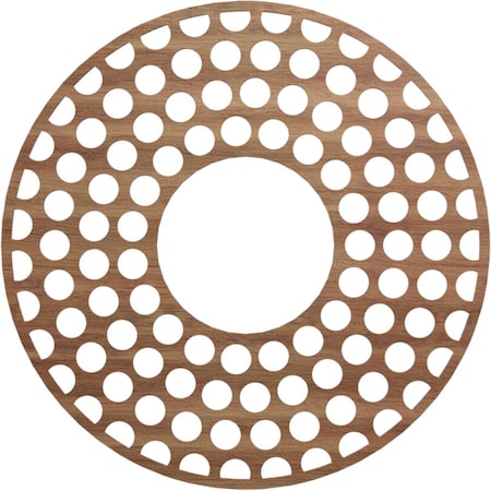 Ekena Millwork Fink Wood Fretwork Pierced Ceiling Medallion, Walnut, 36"OD x 13 1/8"ID x 1/4"T CMWP36X36X0250FFWA